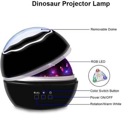 Swissmartys Dinosaurier-Projektorlampe